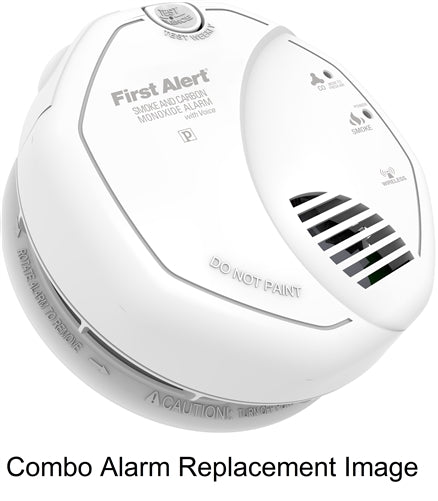 First Alert BRK SCO2B Smoke & Carbon Monoxide Detector – 9V Battery Powered, Dual Sensor, White