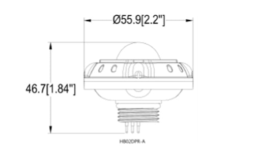 Columbia Lighting HB03DPR PIR Occupancy Sensor