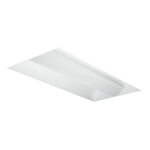 Columbia Lighting LSTE24-35HLG-MPO-EDU-ELL14 61W 2'x4' Stratus LED Architectural Recessed Light, 3500K, 5525-6000 Lumens, Grid Lay-In Ceiling, Metal Perf with Overlay Shielding, 0-10V Dim, 120-277V, Emergency Battery Pack