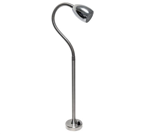 Focus Industries BQ14FDLED7SS 12V 7W MR16 LED Super Saver Stainless Steel BBQ Flex Light with 12" Rigid Stem and 16" Flex Deck Mount with Threaded Cap