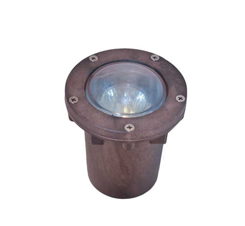 Focus Industries SL-20-SMLMR16LED-STU 12V 4W MR16 LED Well Light with Lens Holder, Stucco Finish