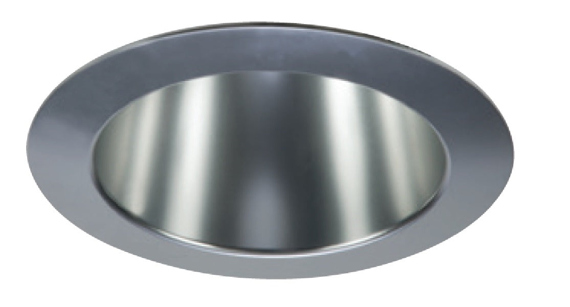 Halo Recessed Commercial 41RWWCWF 4" Conical Reflector, Rotatable Wall Wash with Linear Spread Lens, Specular ClearWhite Flange