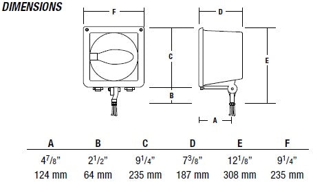 Hubbell Outdoor Lighting MIC-0100H-358 100W Microliter Floodlight, High Power Factor, Pulse Start Metal Halide, 5 (86°) x 4 (62°) Photometry, 120/208/240/277V, Bronze Finish