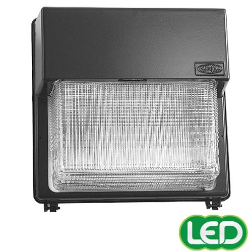 Hubbell Outdoor Lighting PGM3-30LU-4K-BZ 68W Perimaliter LED Wallpack, Glass Refractor, 120V-277V, 4000K, 700mA, Bronze Finish