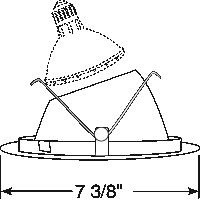 Juno Aculux Recessed Lighting 638WHZ-ABZ 5-5/8" Low Voltage Angle-Cut Cone, Wheat Haze Alzak Reflector, Classic Aged Bronze Trim