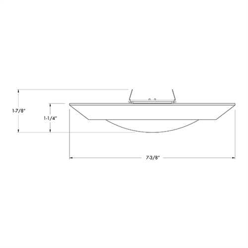 Juno Recessed Lighting 6RLSG2-930-9-WH Downlight 6" LED Retrofit Surface Mount Trim 3000K, 1000 lumens, 90 CRI, White Finish
