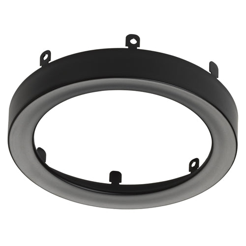 Juno Lighting JSFTRIM 5IN BL Recessed Lighting 5" LED Round SlimForm Accessory Trim, Black Finish