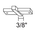 Juno Track Lighting R23SL (R23 SL) Trac Lites Miniature Straight Connector, Silver Color