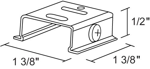 Juno HD Commercial Track Lighting SKB10-BL (SKB10 BL) 277V 2-Circuit/2-Neutral, TEK/HTEK Mounting Bracket for Mounting Direct to Ceiling, Black Color