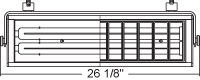 Juno Track Lighting TBX40E-WH (TBX 40E WH) Biax 40W HPF Electronic Ballast Wall Washer White Color