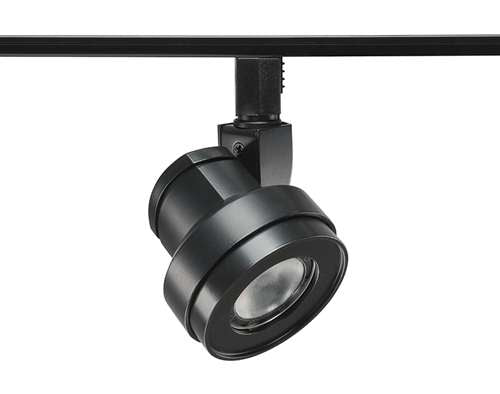 Juno Track Lighting TL252L 30K 90CRI NFL BL Cylindra 13W Dimmable LED Trac 12 Track Fixture 3000K, Narrow Flood, Black Finish