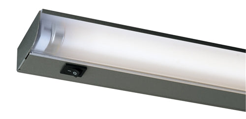 Juno Undercabinet Lighting UFL34-SL (UFL34 SL) 34" 21W T5 HE Lamp, 3000K Fluorescent Undercabinet Fixture, Silver Finish