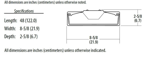 Lithonia SBL4 4000LM 80CRI 50K MIN10 GZT MVOLT 4' Square-Basket LED Wraparound, 4000 Lumens, 80 CRI, 5000K, Dims to 10%, Generic 0-10V Dimming, 120-277V