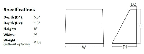 Lithonia WDGE1 LED P1 40K 80CRI VF MVOLT SRM PE DDBXD Architectural LED Wallpack, P1 Package, 4000K Color Temperature, 80 CRI, Visual Comfort Forward Throw Distribution, 120-277V, Surface Mounting Bracket, Button Photocell, Dark Bronze Finish