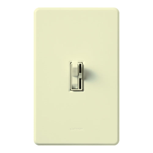 Lutron AY-600PH-AL Ariadni 600W Incandescent / Halogen Single Pole Preset Dimmer in Almond
