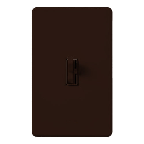 Lutron AYCL-153P-BR Ariadni 600W Incandescent, 150W CFL or LED Single Pole / 3-Way Dimmer in Brown
