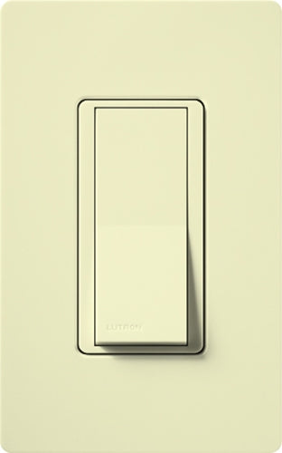 Lutron CA-1PS-AL Claro 15A Single Pole Switch in Almond