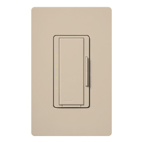 Lutron HWA-2ANF-TP HomeWorks QS Wired Maestro 2A Neutral Fan Speed Control, Matte Finish, Taupe