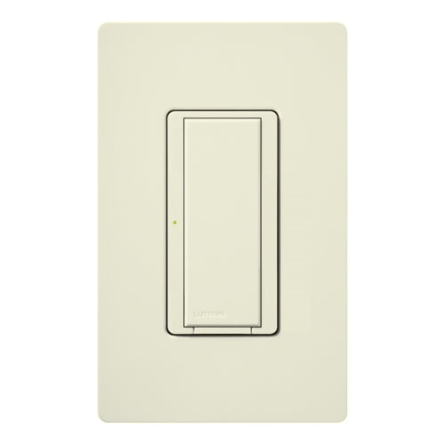 Lutron HWD-8ANS-BI HomeWorks QS Wired Maestro 8A Lighting or 5.8A Motor Single Pole / 3 Way / Multi Location Neutral Electronic Switch, in Biscuit