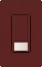 Lutron MS-OPS5M-MR Occupancy Sensor Switch Single Pole/3 Way 600W in Merlot