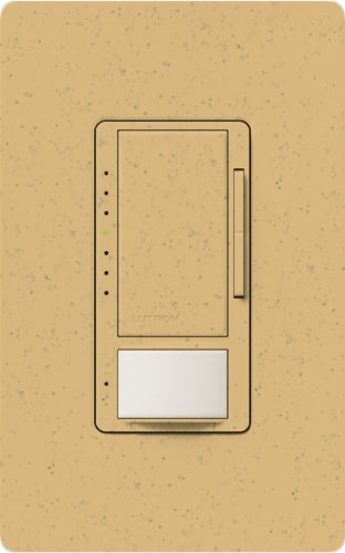 Lutron MSCL-VP153MH-GS Maestro CL Vacancy Sensor (Manual ON/Auto-OFF) and Dimmer, 600W Incandescent, 150W CFL or LED Single Pole / Multi Location Dimmer in Goldstone