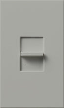 Lutron NT-1000-GR Nova T 1000W Incandescent / Halogen Single Location Slide-to-Off Dimmer in Gray, Matte Finish