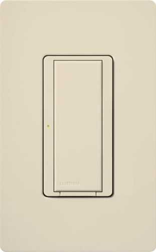 Lutron RRD-8S-DV-LA RadioRA 2 120-277V / 8A Two-Wire Electronic Switch in Light Almond