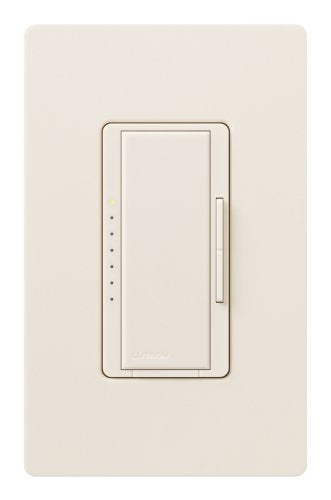 Lutron RRD-PRO-ES 250 W (CFL/LED) or 500 W/VA Incandescent/Halogen/ELV or 400 VA MLV Phase Selectable, Neutral Optional dimmer, Eggshell