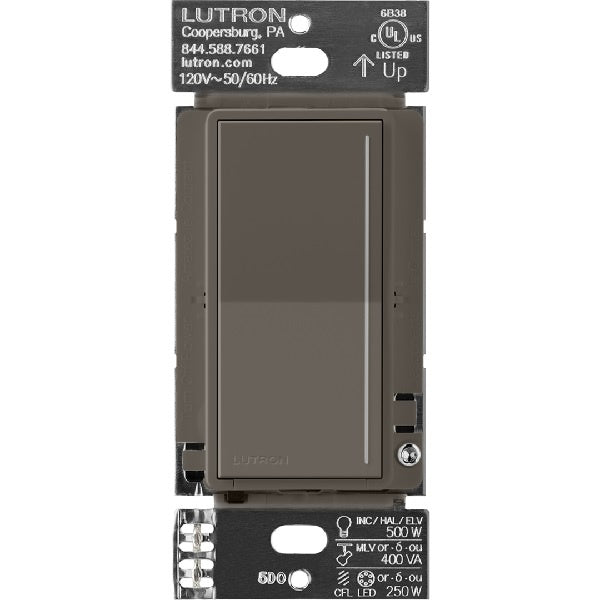 Lutron RRST-RD-TF RadioRA 3 Sunnata PRO LED+ RF Touch Companion Dimmer in Truffle