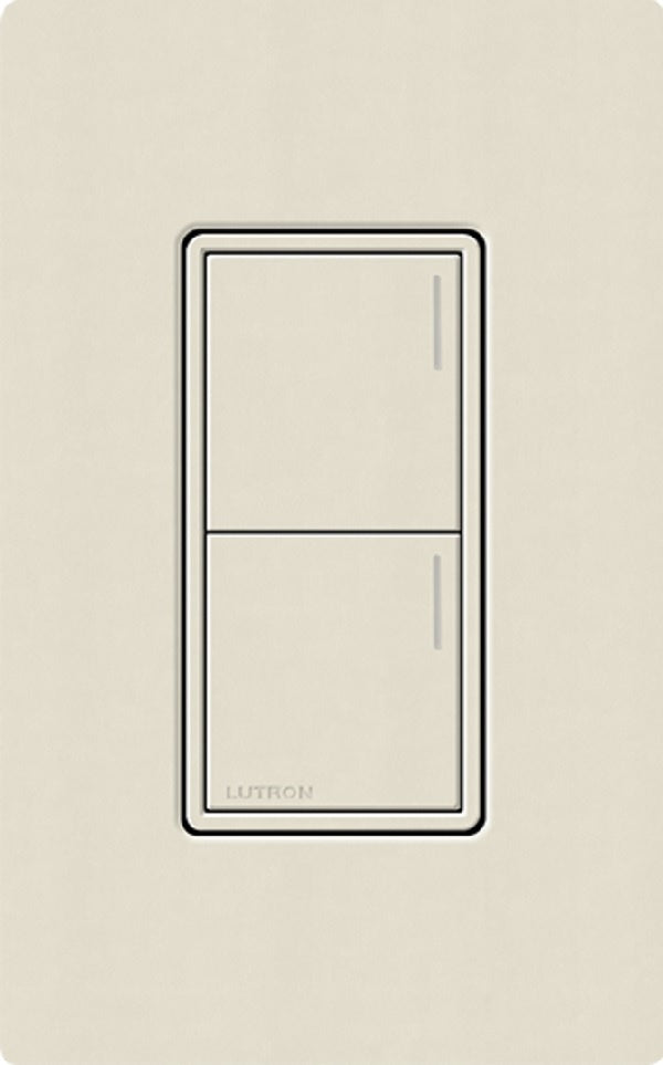 Lutron RRST-W2B-PM RadioRA 3 Sunnata RF Keypad, 2-Button Keypad in Pumice