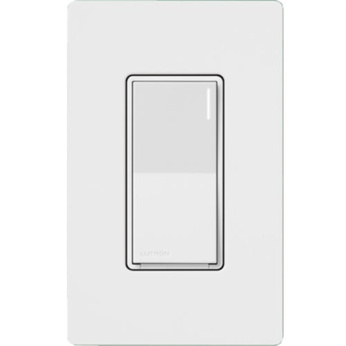 Lutron Sunnata ST-6ANS-WH 6 A Light, 1/10 HP 3 A Motor Neutral Wire Electronic Switch in White