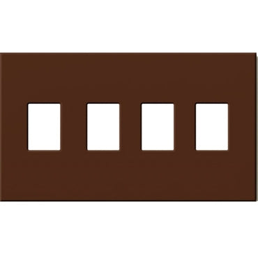 Lutron VWP-4-SI Vareo, 4-Gang Wallplate in Sienna, matte finish
