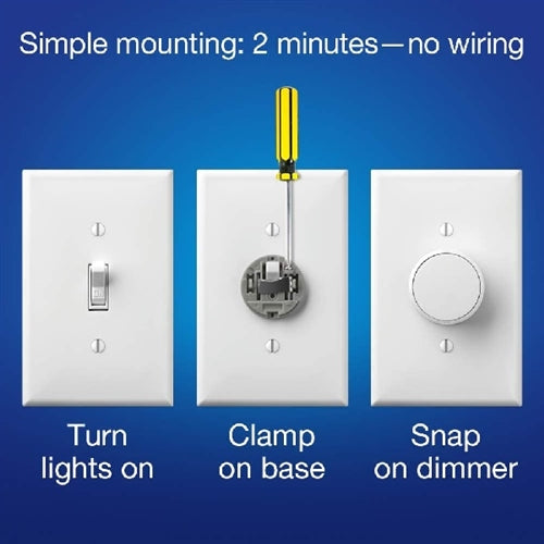 Lutron Z3-1BRL-WH-L0 Aurora Smart Bulb Dimmer Switch