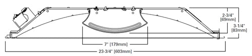 Metalux 24CZ-LD5-30-UNV-L835-CD1-U 2'x4' Cruze LED, Smooth Lens, 3000 Lumens, 120-277V, 3500K, 0-10V 1%-100% Dimming