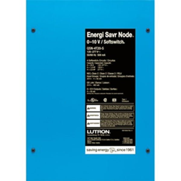 Lutron QSN-4T20-S Energy Savr Node for 0-10V
