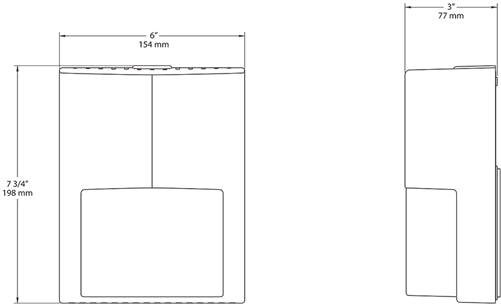 RAB ENTRA12N/PC2 12W LED Doorway Light, 277V Button Photocell, 4000K (Neutral), 982 Lumens, 88 CRI, Bronze Finish