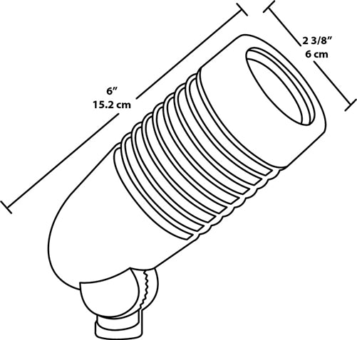 RAB LFLED8A 8W LED Floodlight, 4800K (Cool), Bronze Finish