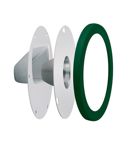 RAB LRFGNLEDG Lens/Reflector Kit, Clear Lens, Compatible with Gooseneck Fixture, Hunter Green Finish