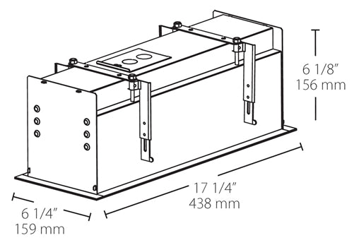 RAB MD3RTW 3 Fixture Heads Recessed Remodeler Housing, 90 CRI, 1/2" Trim Style, White Finish