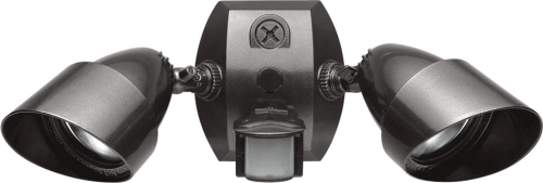 RAB SQB2A Dual Flood Light Kit with Mini Motion Sensor, Bronze
