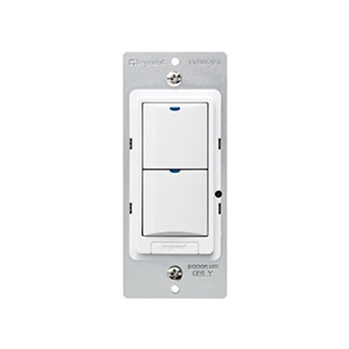 Wattstopper LVSW-102-LA 2-Button Low Voltage Wall Switch, Light Almond