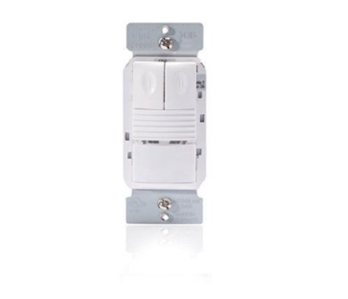 Wattstopper PW-302-I PIR Dual Relay Wall Switch Occupancy Sensor, 120/277V, Ivory