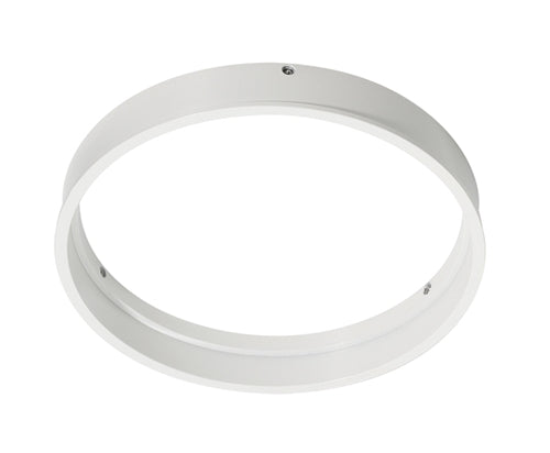 Juno Aculux Recessed Lighting FMA4-SC163-WH 3-1/4" Round Flush Mount Adapter for 1-1/4" to 1-5/8" Thick Ceiling, White Finish