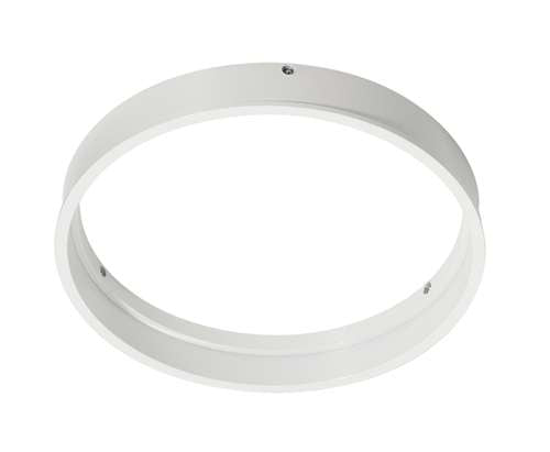Juno Aculux SFM3/125W Recessed Lighting 3-1/4" Round Flush Mount Adapter for 7/8" to 1-1/4" Thick Ceiling, White Finish