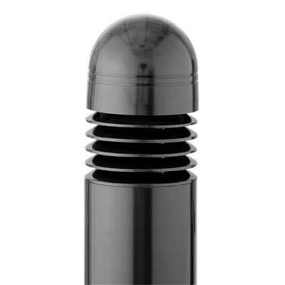Lithonia KBR8 32TRT LV MVOLT DMB LPI 8" Round Architectural Bollard, 32W Compact Fluorescent, Louver Reflector, 120-277V, Medium Bronze Finish, Lamp Included