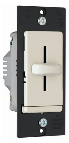 Wattstopper LS600LA 600W Single Pole, Non-Preset Incandescent Dimmer, Light Almond