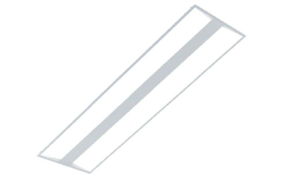 Metalux 612EN-LD2-58-UNV-L840-CD1-U 47W WaveStream LED Troffer, 5723 Lumens, 120-277V, 0-10V Driver