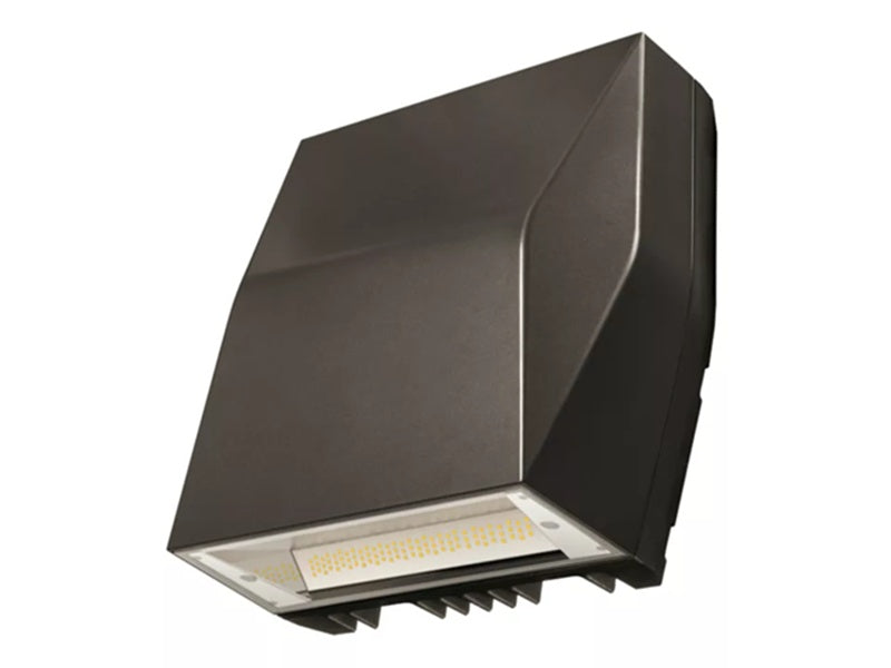 Lumark AXCS1A-MSP-L12 12W Axcent LED Wall Light, Full Cutoff, 4000K, Carbon Bronze Finish, Integrated Sensor for ON/OFF Operation, 8' - 12' Mounting Height