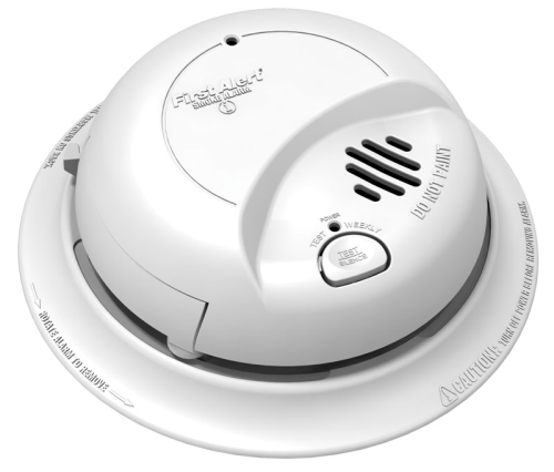 BRK Electronics First Alert 9120B-48P 120V AC/DC Hardwired with 9V Battery Backup Ionization Smoke Alarm - Box 48-Pack (Upgraded to SMI100-AC)