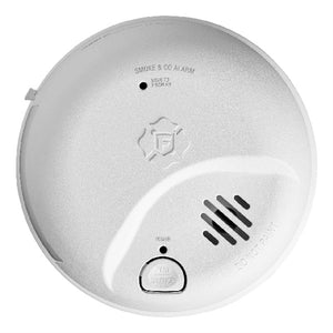 BRK Electronics First Alert SMICO100-AC 120V AC/DC Hardwired with 9V Battery Backup Ionization Smoke Alarm and Carbon Monoxide Combo Alarm